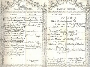 Puckett-Swickard Family Bible, courtesy of legacykwst on ancestry.com